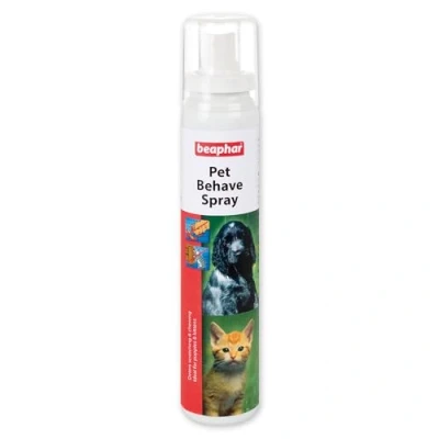 Image of Beaphar Pet Behave Training Spray, 125ml, Pack of 2, clear