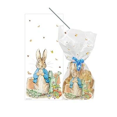 Image of Anniversary House Peter Rabbit Cello Bags with Twist Ties Pack of 20