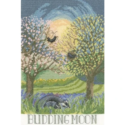 Image of Bothy Threads Budding Moon Counted Cross Stitch Kit