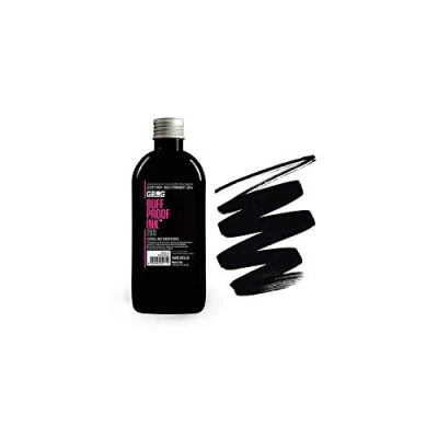 Image of Grog Buff Proof Ink 200ml Supplied by Graff City (Death Black BPI 01)