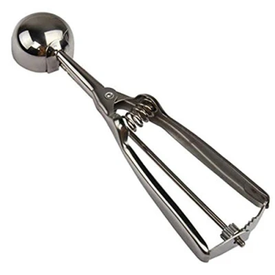 Image of Gemini_mall Ice Cream Scoop, Stainless Steel Scoop with Trigger, Cookie Dough Cupcake Melon Baller 5 cm