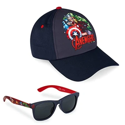 Image of Marvel Baseball Cap for Boys Breathable Hat Summer Accessories One Size Adjustable Strap Spiderman Avengers Gifts (Navy)
