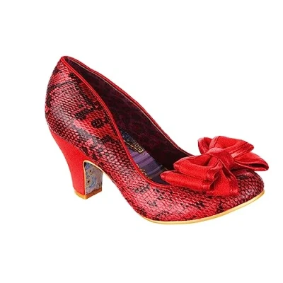 Image of Irregular Choice Ban Joe Shoes, Red, EUR 38 (UK 5)