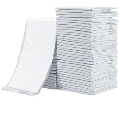 Image of TMZ® 50 Pack Dog &amp; Puppy Training Pads Super Absorbent Anti Slip Training, Leak Proof Quick Dry Heavy Duty Pee Mat (60 x 45cm)