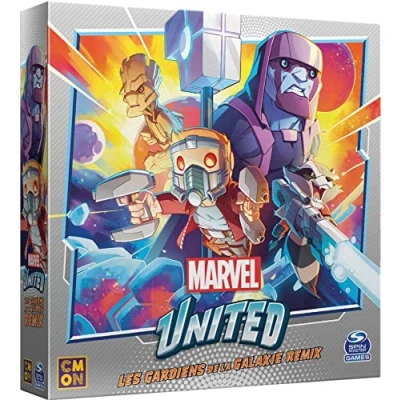 Image of Asmodee Marvel Board Game, CMNMUN05FR, Expansion: Guardians of the Galaxy Remix