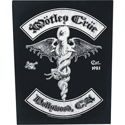 Image of Mötley Crüe Hollywood Backpatch multicolour