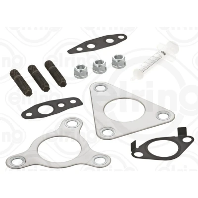 Image of 14411AU600, 14411AW400, 14411AW400EP, 14411AW40A, 14411AW40AEP Mounting Kit, charger ELRING 728.500 with gaskets/seals bolts/screws