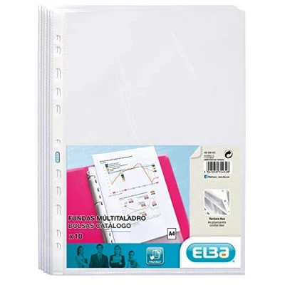 Image of Elba 400086822 Bag of 10 Letter Sleeves Standard, A4