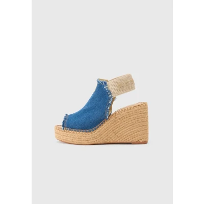 Image of Replay JESS TYNE Platform sandals, Women&#039;s, Size: 360, Blue shoes