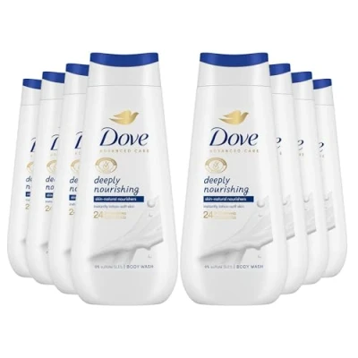 Image of Dove Advanced Care Sulphate Free Body Wash for Women Made with Skin Natural Nourishers and Micromoisture Provides 24 Hours Renewing Lotion Soft Softer Skin, 225ml