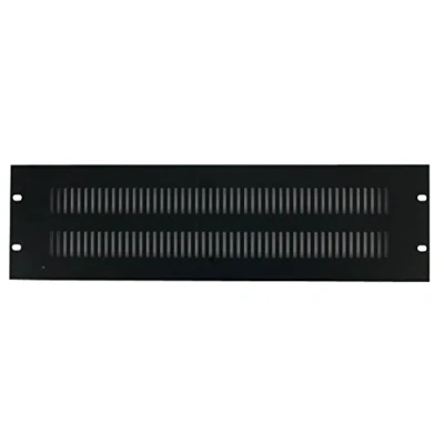 Image of 19&quot; Vented Rack Blanking Panel/Plate 1/2/3/4U 3U