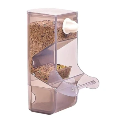 Image of Automatic Bird Feeder No Mess Parrot Cage Accessories for Budgerigar Canary Lovebord Finch Parakeet