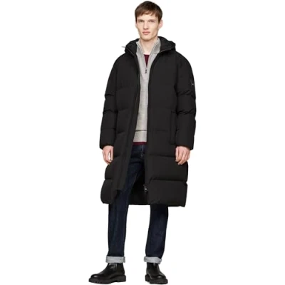 Image of Tommy Hilfiger Parka Down coat, Men&#039;s, Size: XXL, Black