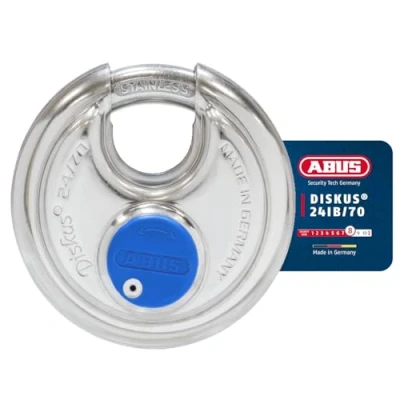 Image of Abus 24IB/70mm Diskus Padlock Carded ABU24IB70C