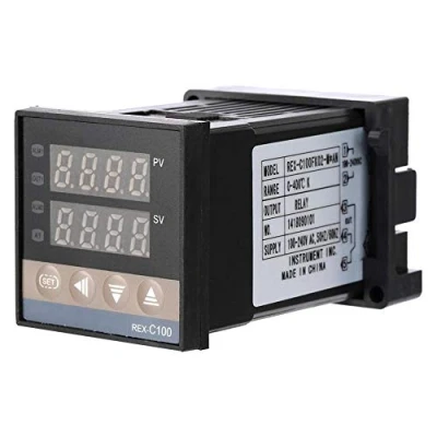 Image of PID Digital temperature Controller, Heater Cooler Device Relay Output rex C100FK02 M*AN for Vegetable Greenhouse All Systems thermostatdigital controller c100