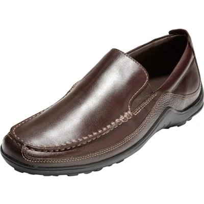Image of Cole Haan Men&#039;s Stay Casually Cool All Season Long Tucker Venetian Slip on Loafer, French Roast, 9 UK