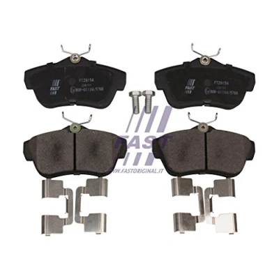 Image of SU001A1065 Brake pad set FAST FT29154 Rear Axle excl. wear warning contact PEUGEOT: Expert II Tepee, Van, Platform/Chassis