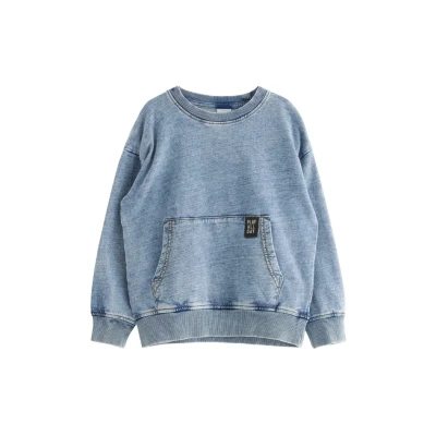 Image of Sweatshirt with kangaroo pocket