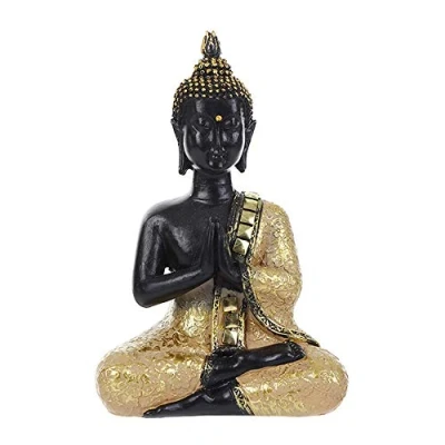Image of VOANZO Thai Buddha Meditating Peace Harmony Statue Home Décor