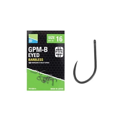 Image of Preston Innovations GPM B Eyed Barbless (Size 14)