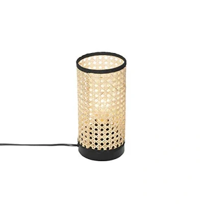 Image of Qazqa Country Table lamp I Light Rattan Kata Suitable for LED E27 1 Living Room Bedroom