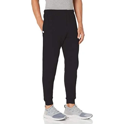 Image of Russell Athletic Men&#039;s Dri Power Fleece Joggers Sweatpants, Black, Large