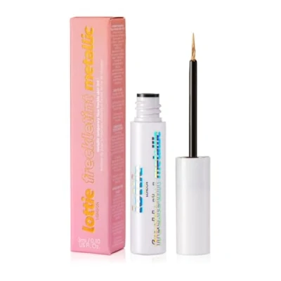 Image of Lottie London Freckle Tint metallic in Gold, Faux Pen with Precise Applicator to Create Easy Fake Freckles for a sun kissed finish