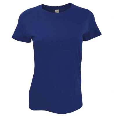 Image of SOLS Womens/Ladies Imperial Heavy Short Sleeve T Shirt (French Navy) Multicolour Cotton Size X Large