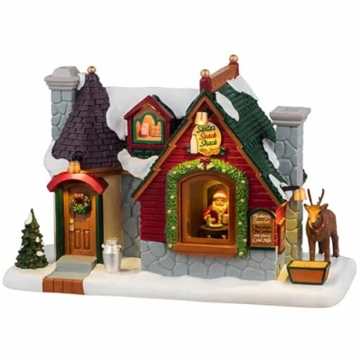 Image of Lemax Santa&#039;s Snack Shack, with 4.5V 100Ma Adaptor #45271