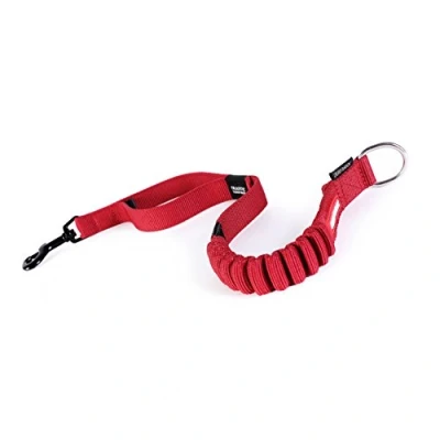 Image of EZYDOG Zero Shock Dog Lead Extension Technology, Absorbing, Lead, Clips, Extendable Small Dogs, Medium Large Traffic Control (Red)