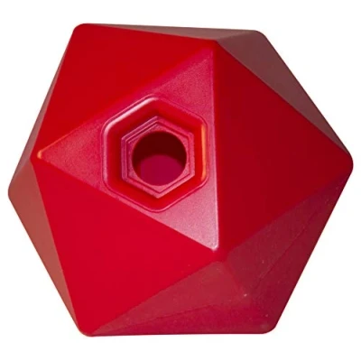 Image of RED GORILLA TuBTRUG Hundespielzeug, sechseckig, Kunststoff, nachfüllbar, Rot