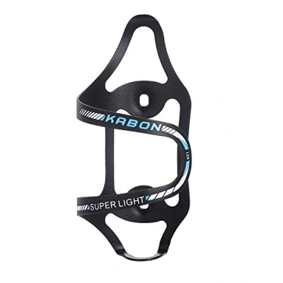 Image of KABON Bike Water Bottle Holder, Lightweight Bicycle Alloy Aluminum Side Load Cage Brackets for Road MTB (Blue)