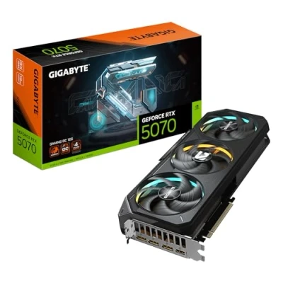 Image of Gigabyte GeForce RTX 5070 GAMING OC 12G Graphics Card 12GB GDDR7, 192bit, PCI E 5.0, 2625 MHz Core Clock, 3 x DP 2.1a, 1 HDMI 2.1b, NVIDIA DLSS 4, GV N5070GAMING 12GD