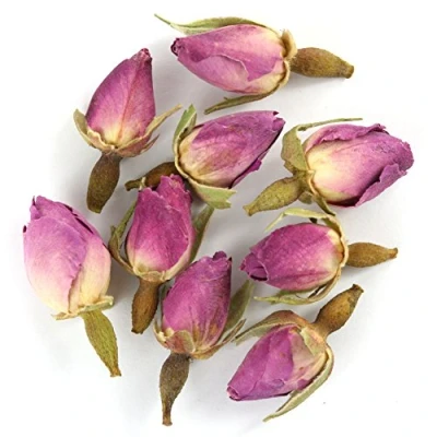 Image of Pink Rose Buds Premium Loose Leaf Herbal Tea Chiswick Co 100g