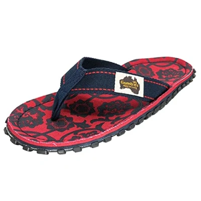 Image of Gumbies Original Model Red Toe Separator for Women/Men, Shoes, Flip Flops, Sandals, Blue Rose, 9 UK