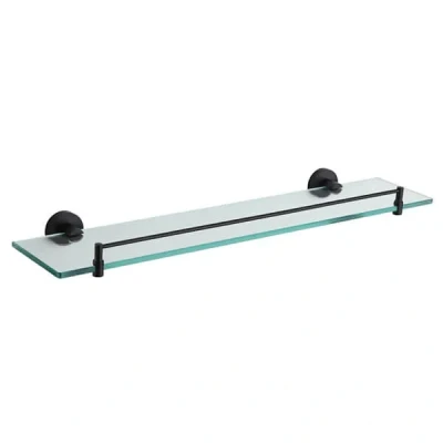 Image of Showerdrape Modernity Black Wall Mounted Vanity Shelf