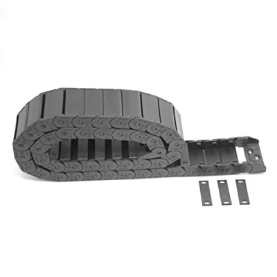 Image of Befenybay R28 Internal Size 15X40mm 1Meter Length Black Plastic Flexible Drag Chain Cable Wire Carrier Inside Open Type for 3D Printer and CNC Machines (15mmX40mm Open)