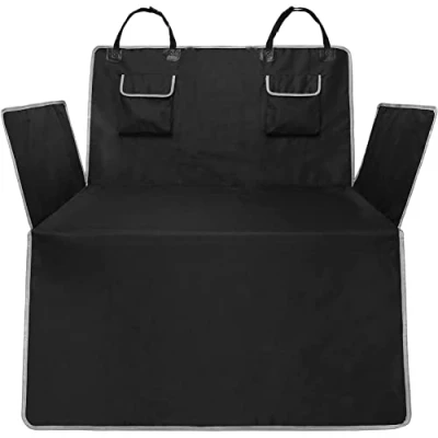 Image of Marco Paul Car Seat Protector &amp; Boot Black Non Slip Waterproof Protection for Dogs Pet Blanket with Side and Bumper Protective Mat dog Cover accessories
