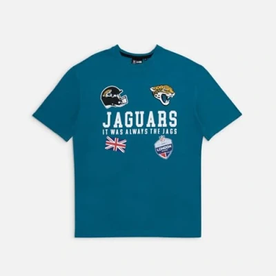 Image of New Era NFL ISG 2024 Collegiate Oversized T Shirt Jacksonville Jaguars XS