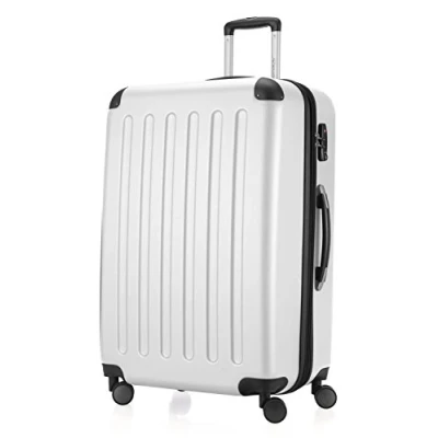 Image of HAUPTSTADTKOFFER Spree Luggage Suitcase Hardside Spinner Trolley Expandable 65 cm TSA, White