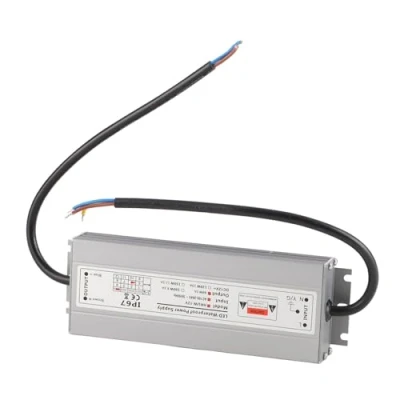 Image of LED Driver Power Supply Waterproof IP67 Adapter Transformer 60W 100 240VAC to 12V DC Low Voltage Output for Light Strip