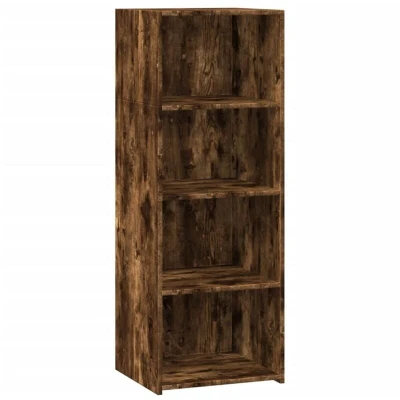 Image of vidaXL Highboard Smoked Oak 45x41x124 cm Engineered Wood