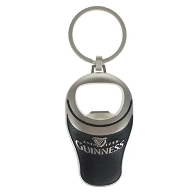 Image of Genuine Guinness Collectors Keyring Bottle Opener Pint Design 02550