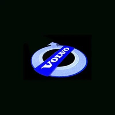 Image of JNIGEL Door Lights for Volvo V40 V60 V70 V90, Car Logo Projector, Led Welcome Lamp, Projector Ghost Shadow Puddle Accessories,2PCS