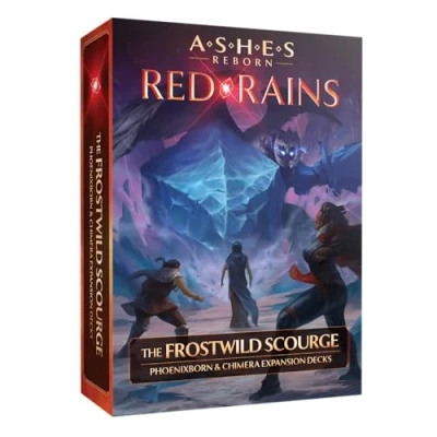 Image of Plaid Hat Games Ashes Reborn Red Rains The Frostwild Scourge Expansion Card Game 2 Players Ages 14+ 30 120 Minutes Play English