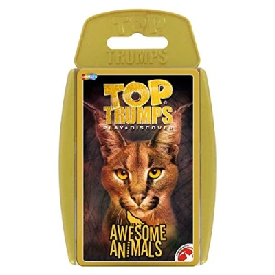 Image of Awesome Animals Top Trumps Card Game, for 8 years to 99