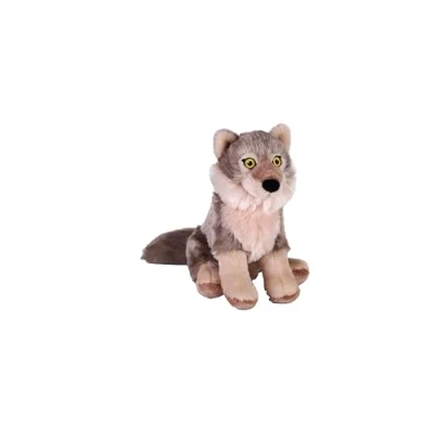 Image of Wild Republic Cuddlekins Eco Mini Wolf, Stuffed Animal, 8 Inches, Plush Toy, Fill is Spun Recycled Water Bottles, Friendly