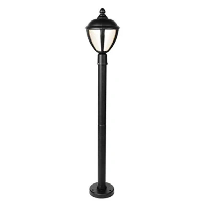 Image of Lutec Unite Bollard Light Black Integrated LED IP44