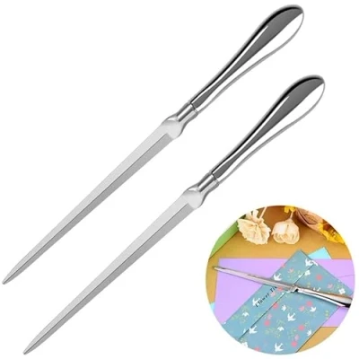 Image of 2Pcs Letter Opener Envelope Knife Open Slitter 9inch Long for School Office Home Use