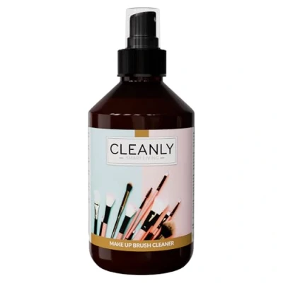 Image of brush cleaner Cleanly makeup Professional make up kit Disinfectant spray tea tree oil 250ml Alternative to silicone sponge